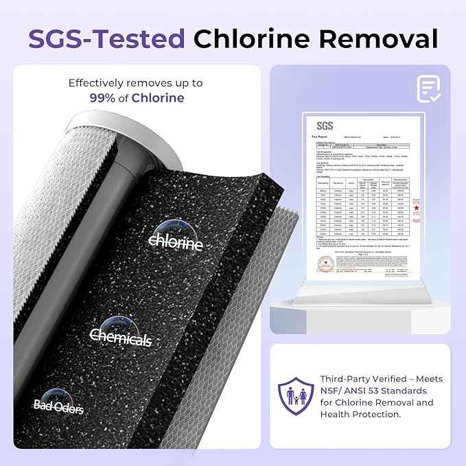 iSpring Anti-Scale Whole House Water Filter System, Reduces up to 99% Chlorine, Odor, and Sediments, 2-Stage Water Descaler and Whole House Water Filter, 1" Inlet/Outlet, Model: WGB21B-DS