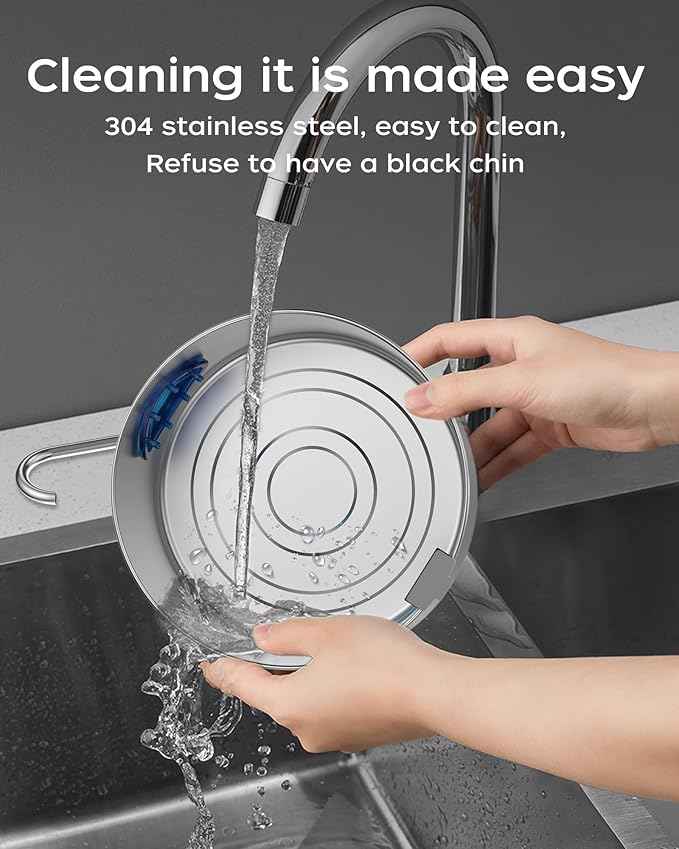Cat Water Fountain Stainless Steel - 108oz/3.2L Pet Gift Dog Water Dispenser Automatic Silent Cats Dispenser for Drinking Indoor Metal Kitty Spout Fountains with 2 Filters and 2 Sponges