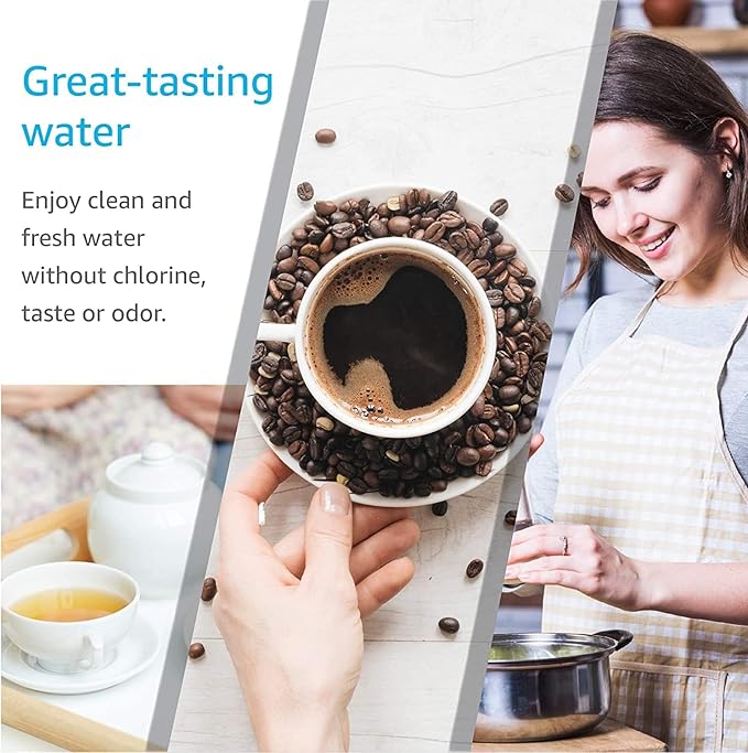 AQUA CREST Water Filter, Intended for Brita® Elite® Water Filter, Pitchers and Dispensers, Everyday, UltraMax, Metro+, XL and More, Lasts 6 Months, 3 Pack
