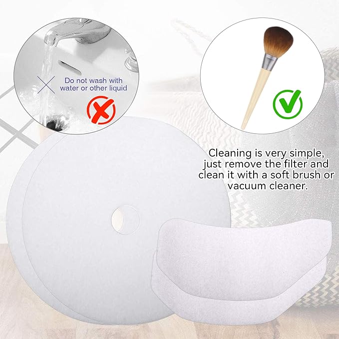 Imncya 20 PCS Compatible Cloth Dryer Filter Set, Cloth Dryer Replacement Include 16 Dryer Exhaust Filters/4 Dryer Air Intake Filters for Panda/Magic Chef/Sonya & Avant Dryers