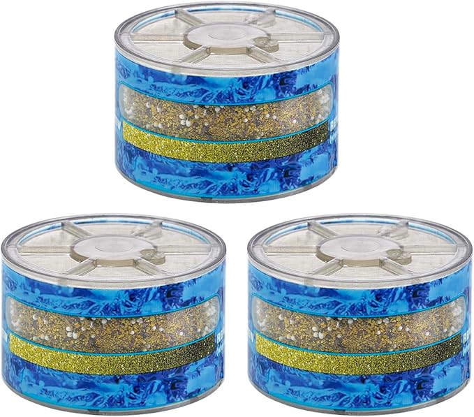 Replacement Shower Filter for Wall-mounted showerhead,Compatible with Sprite SLC Shower Head Cartridge,for Hard Water Remove Chlorine and Harmful Substances.（3 Pack）