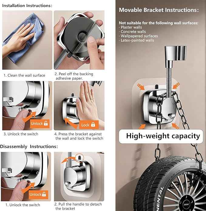 Filtered Shower Head with Handheld - High Pressure 6 Spray Modes Showerhead with Filters, Shower Head With Movable Bracket & 75" Anti-Burst Hose | 12 Replaceable Water Softener Filters for Hard Water