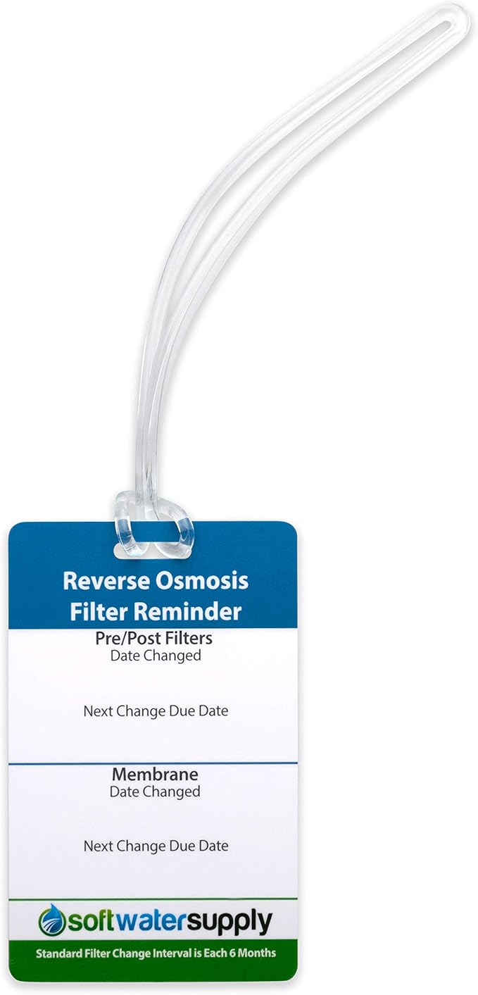 EcoPure Reverse Osmosis Filter Pair - Includes Pre/Post Filter Set (ECOROF) - Includes Service Reminder Tag - NSF Certified Authentic OEM Parts for ECOP30 RO Unit