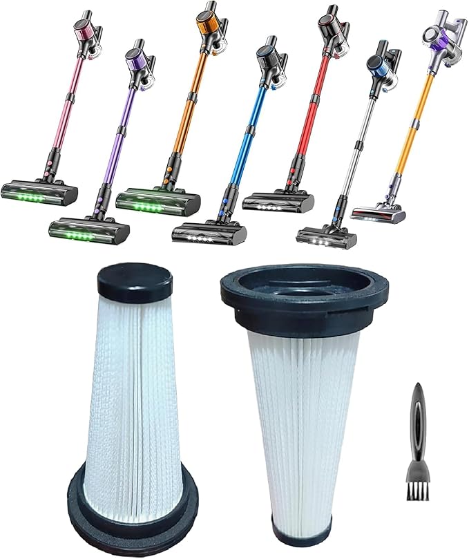 4Pack Hepa Filters Replacement Compatible with OUYFHK A27/A27R/A27D Handheld Vacuum. Washable Filters Works with MBYULO Cordless Vacuum Cleaner - AquaVibe