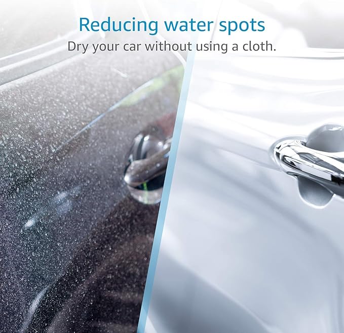 AQUA CREST Inline Water Filter, Dedicated for Car Washing, Window & Yard Cleaning, Effectively Reduce Hard Water Spots, Soften Water, Upgraded Formula, 2 Pack with Hose Protector