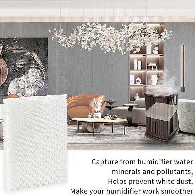 HIFROM 6Pack Replacement Humidifier Wick Filters MD1-0034 Compatible with Vornado Evaporative EV100 EV200 EVDC300 EVDC500 EVDC505 Evap40 Evap2 Humidifiers