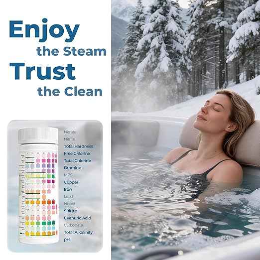 TESPERT Drinking Water Test Strips 125ct 16 in 1 – 30s Quick Screening for Hardness, pH, Iron, Nitrite, Copper, Chlorine, Nitrite, Carbonate,Lead, Alkalinity...Well, Tap, Home, City Water Testing