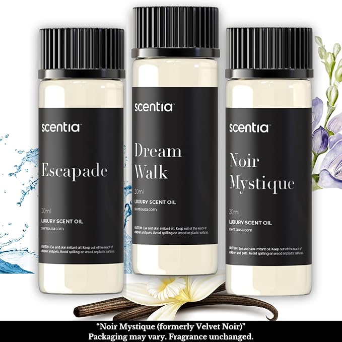 Hotel Inspired Collection Diffuser Oils – 3×20ml Aromatherapy Set | Luxury Scents Inspired by 5-Star Hotels | Gift-Ready Essential Oil Blend