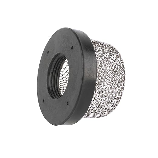SEAFLO Stainless Steel Mesh Strainer ¾ Inch-14 | Aerator Screen Strainer for Livewell Pump | Corrosion-Resistant, Easy Installation, Marine-Grade Stainless Mesh (2-Pack)