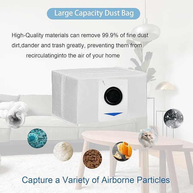 24 Pack Replacement Parts for ECOVACS Deebot T20 Omni / T20 Max / T20 Pro Robot Vacuum，Includes Main brushes, HEPA filter, Mop pad, Dust bag and Side brushes - AquaVibe
