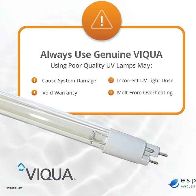 Viqua S740RL-HO UV Lamp for SPV-15, SP740-HO, SC-740 Series, Genuine OEM Ultraviolet Bulb