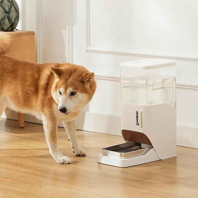 Automatic Dog Water Dispenser 11L with Stainless Steel Bowl, Gravity Extra Large Capacity Water Bowl for Large-Sized Dogs, 3 Gallon Pet Waterer 100% BPA Free, White