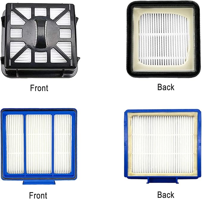 Replacement Part for Shark IQ R101AE RV1001AE AV912S AV1010AE RV1000 AV970 AV993 AV1002AE,1 Main Brush,1 Roller Brush Cover,4 Filter,8 Side Brushes,1 Pre Filter,1 Filter&2 Pre-Motor Foam&Felt Filter - AquaVibe