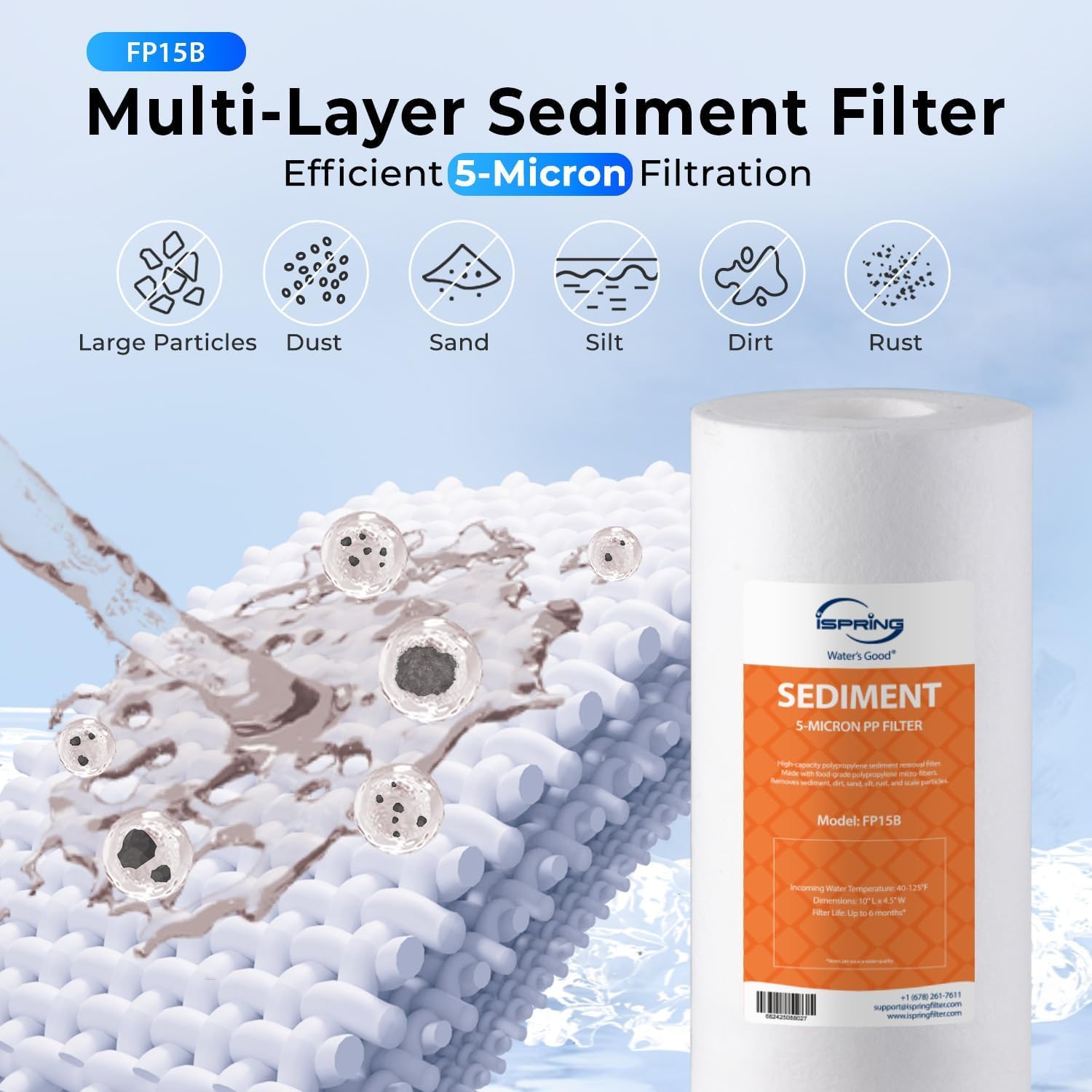 F2WGB21BPF 2 Stage Whole House Water Filter Set for WGB21B