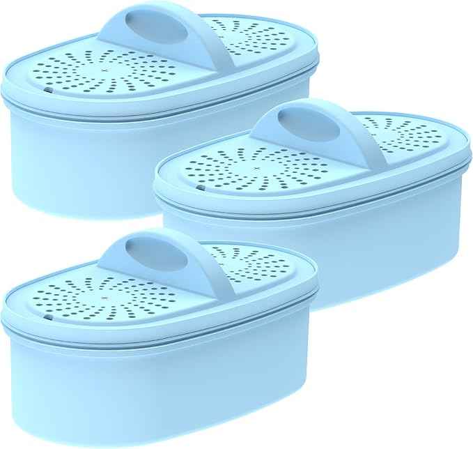 Alkaline Filters Replacement for All Waterdrop® Pitcher and Dispenser Filtration System, Fits Waterdrop® WD-PF-AL, Reduces PFOA/PFOS, Chlorine, Last Up to 100 Gallons (Pack of 3), Maxblue