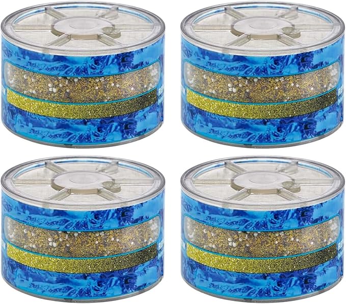 Replacement Shower Filter for Wall-mounted showerhead,Compatible with Sprite Showers SLC-R Slim-Line Shower, 4Pack