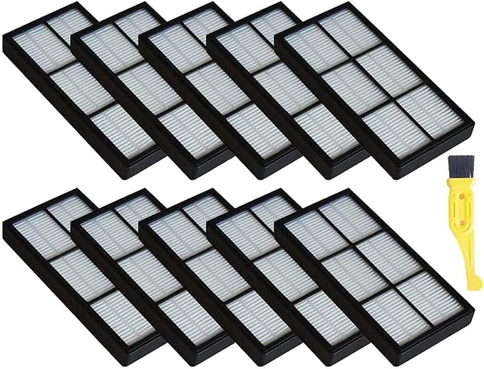 MZY LLC 12 Pack Hepa Filter Filters Replacement for iRobot Roomba 800 900 series 860 870 871 880 960 980 Vacuum Parts - AquaVibe