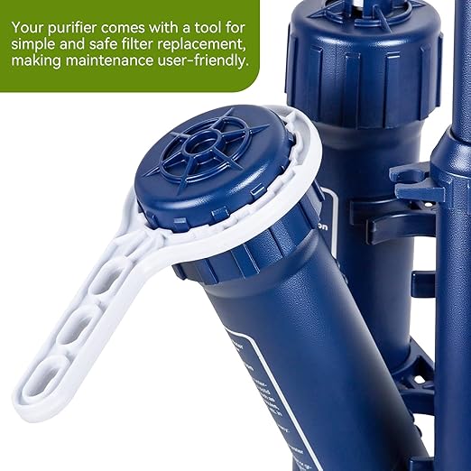 Water Purifier Survival Filtration System for Survival – 3-Stage Portable Water Filter System, High-Volume for Camping, Emergency Preparedness – Grade Survival Water Purification for Group Survival