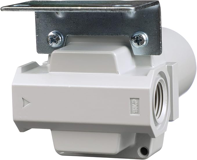 PneumaticPlus SAF400-N04BD-MEP Compressed Air Filter 1/2" NPT, 10 Micron Element, Metal Bowl, Auto Drain, Bracket Included - AquaVibe