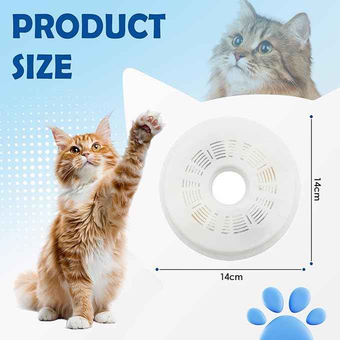 10 Pack Cat Water Fountain Filter, Filters for Cat Water Fountain Fit for Catit Flower Fountain and Catit Stainless Steel Fountain