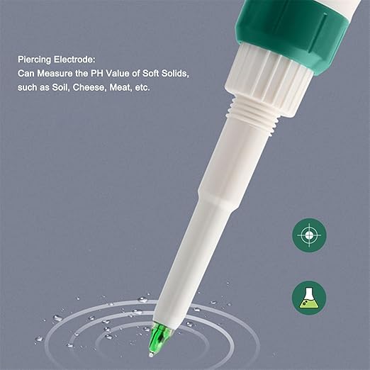 FLEXMAN Digital Ph Meter, Smart BT PH Tester, Dough Alkali Waterproof Tester, Soil Matrix Acidity Meter for Baby Food Supplement Cheese Cosmetics