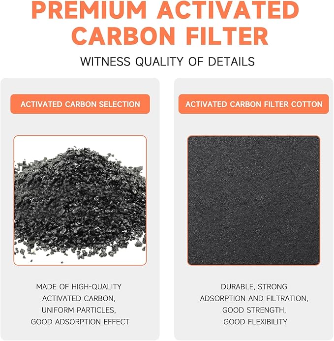 ULTRA GREEN 8-Pack Carbon Filters Compatible with Litter Robot 4 Thickened Replacement Filters for Cat Boxes LR4, to Absorb Pet Odors, Keeping The Home Fresh