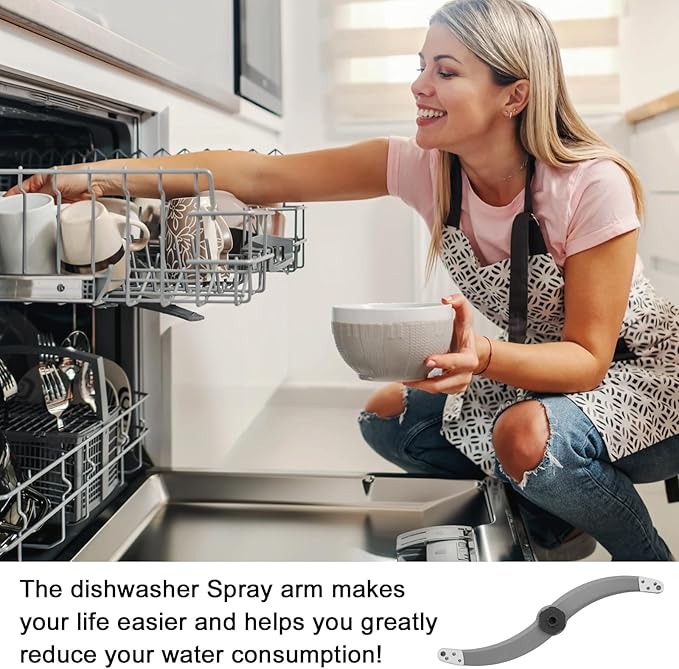 WD22X27724 WD22X33499 Dishwasher Lower Spray Arm Dishwasher Parts Dishwasher Spray Arm Compatible with GE Dishwasher Replaces AP7014276 WD22X26621 WD22X27724 WD22X10091