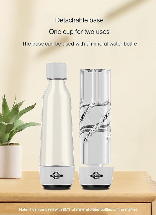 Hydrogen Water Bottle Generator, Hydrogen Water Ionizer Machine Rechargeable, with Pem SPE Technology, for Home, Office, Travel, Daily Drinking