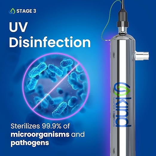 Whole Home Water Filtration System with UV Light - Removes Chlorine, Chloramine, Sediment, Silt, Debris, VOC’s, and More - Get Softer Skin & Hair with Better Tasting Water
