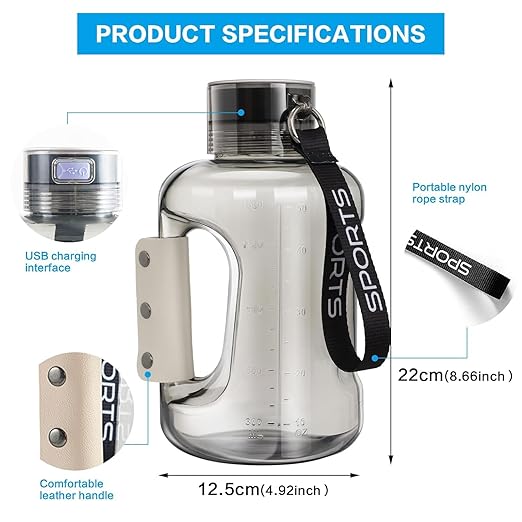 Hydrogen Water Bottle Generator1.5L High-Capacity, USB Portable Hydrogen Water Machine, Hydrogen Water Ionizer Cup, Sports Water Bottle with SPE/PEM Technology (Pink)