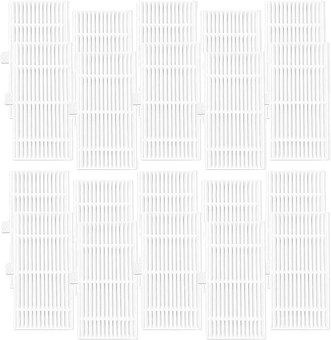 Filters For MAMNV BR150/BR151 For ZCWA BR150/BR151 For ONSON BR150/BR151 For GTTVO BR150/BR151 Robot Vacuum Cleaner, Vacuum Cleaner Filters Replacement Kits (20PCS) - AquaVibe