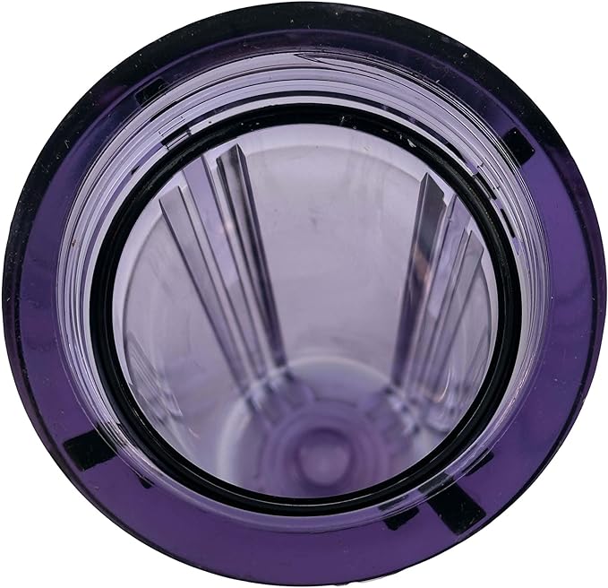 Neo-Pure 10" SlimLine Water Filter Housing with Clear Sump and Flat White Cap, 1/2" FNPT Connections, No Pressure Relief, Compatible with Standard 10" x 2.5" Cartridges (FHSL-1050FWC0)