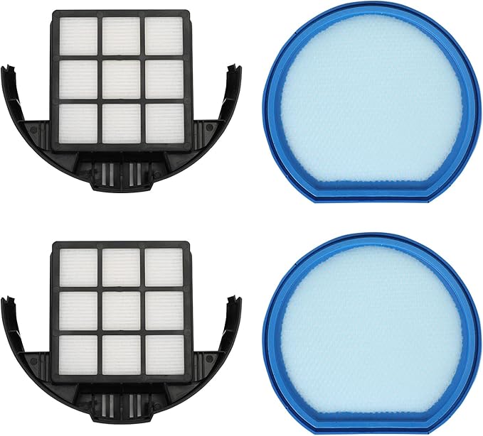 Vacuum Filter Kits Compatible with Hoover T-Series WindTunnel Bagless Upright Filter- Compare to Part Parts 303173001 and 303172001,2 Packs - AquaVibe