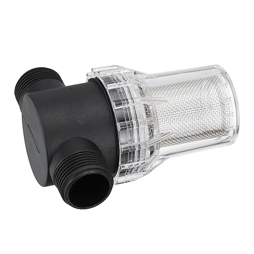 PATIKIL 1 Inch Male in-Line Strainer with 20 Mesh Stainless Steel Filter Screen Water Pump Filter for Garden Irrigation Pressure Washer Inlet