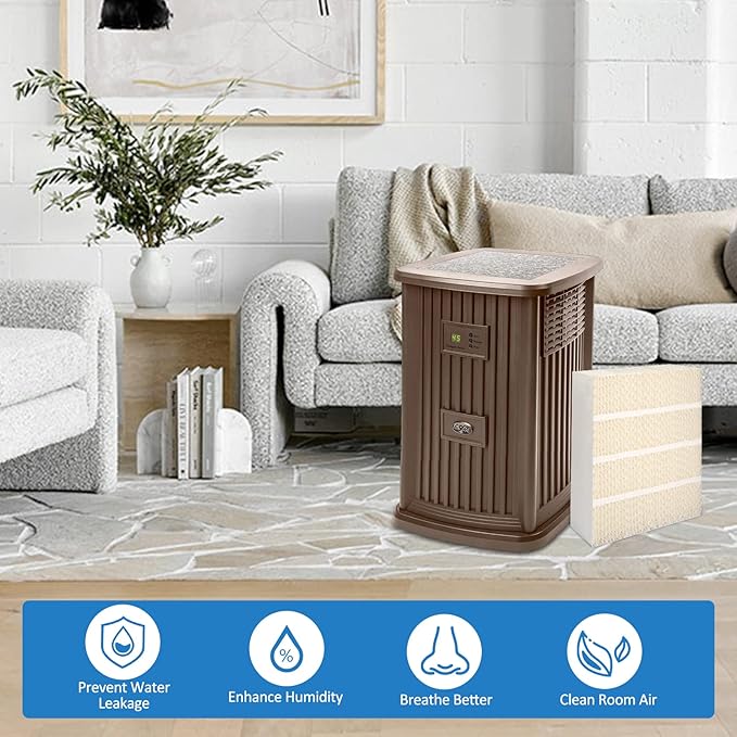 1043 Humidifier Wick Filter Replacement for AirCare Essick Humidifiers, Replaces EP9 EP9R EP9500 EP9800 EP9700 826000 826800 831000 SS390DWHT 821000 821001 and Bemis Space Saver 800 8000 Series - AquaVibe