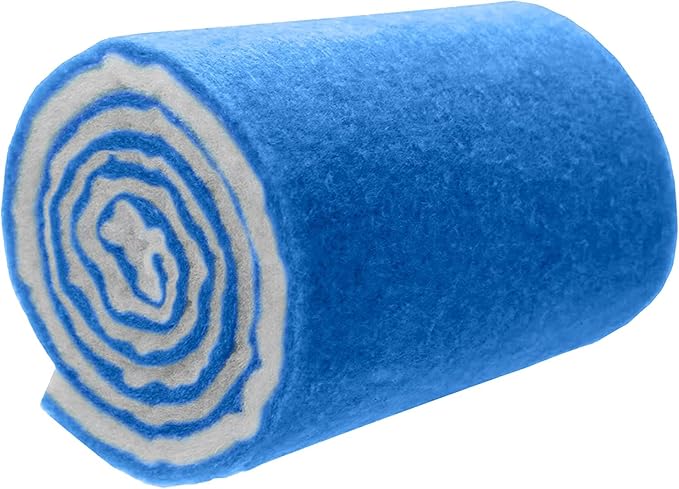 Big Kahuna Aquarium Filter Floss Rolls – 12-inch Pond and Aquarium Filter Media – 1-inch Thick Wet/Dry Aquarium Filter Pad – Bonded Filter Media Pad for Freshwater or Marine Aquariums, Ponds – 6ft - AquaVibe