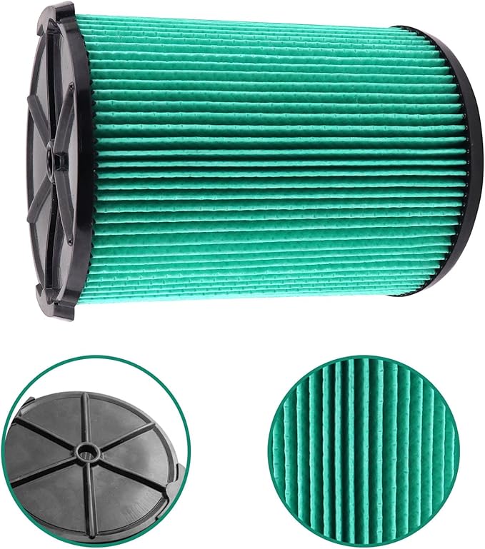 2 Pack VF6000 Filter for Ridgid 5-20 Gallon Wet Dry Vacuums, 5-Layer Hepa Filter, Fit models WD5500 WD0671 WD6425 WD7000 WD1280 WD1851 WD1680 WD1956 - AquaVibe