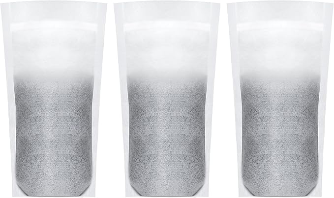 AQUA CREST Replacement for Brita® Refillable Filter, Brita® Refillable Water Filtration System, Less Plastic, Replaces 1,800 Plastic Water Bottles a Year, 3 Filters