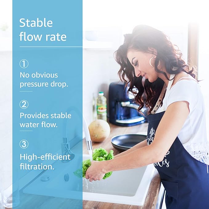 AQUACREST DW85 Under Sink Water Filter, Replacement for 3M® AP-DW85, 5584408, AP-DWS700, Cuno® CFS8112, CFS8812X-S, CFS8720, KOHLER® K-201-NA, KOHLER® K-202-NA, Model No. WF60-85