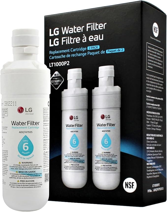 LG Replacement for LG® LT1000P Water Filter (2 Pack)