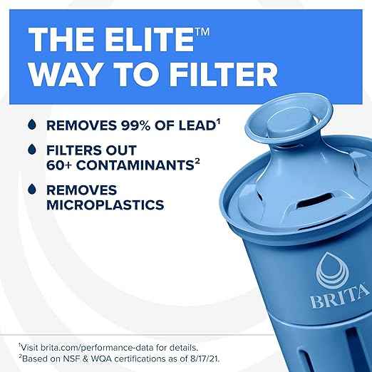 Brita Water Dispenser, UltraMax Elite Filter, Removes 99% of Lead, Includes 1 Filter, 27-Cup Capacity, Black