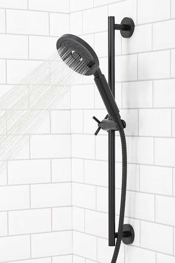 Speakman VS-5000-MB-E15 Neo Exhilaration High Pressure Hand Held Shower Head, 1.5 GPM, Matte Black