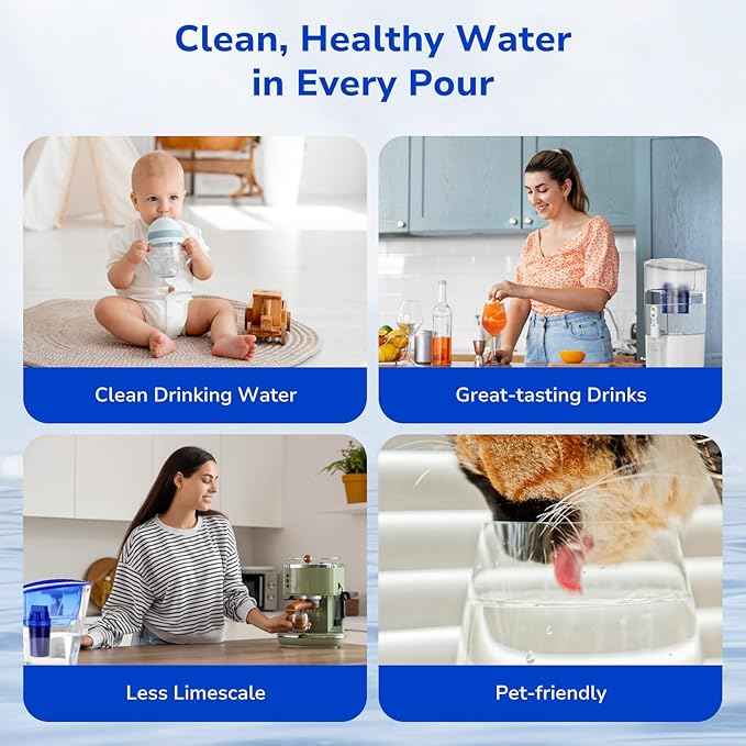 Fil-Fresh 3-Pack PURWater Filter Replacement, PURPlus Water Pitchers and Dispensers, Replace PPF900Z, NSF Certified, Advanced Version