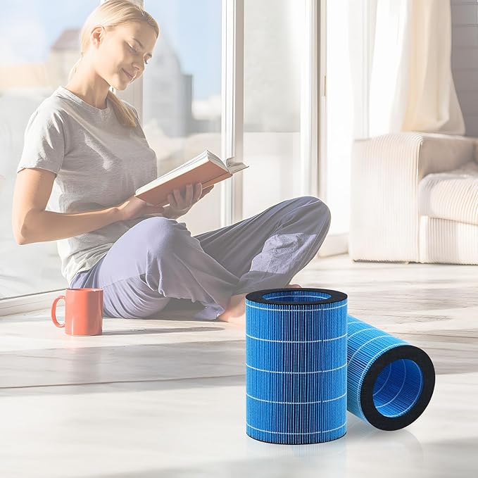 VEVOR Evaporative Humidifier Replacement Filter, 2-Pack, Compatible 5L(1.32G) Model BZT-234 Evaporative Humidifier, Easy to Install for Prolong Filter Life - AquaVibe