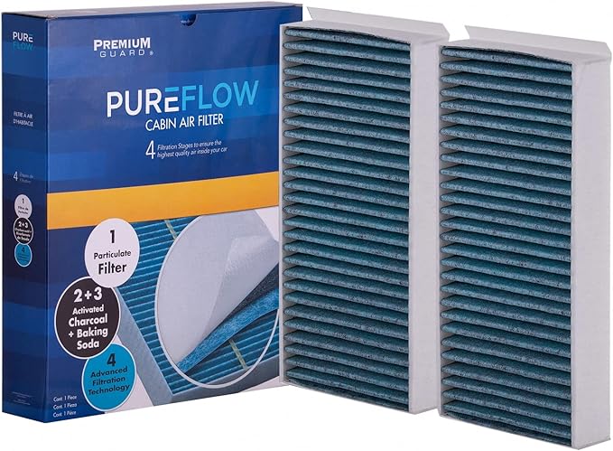 PureFlow Cabin Air Filter PC9976X | Fits 2014-2024 Mini Cooper, 2017-2024 Cooper Countryman, 2016-2024 Cooper Clubman, 2020-2024 BMW 228i Gran Coupe - AquaVibe