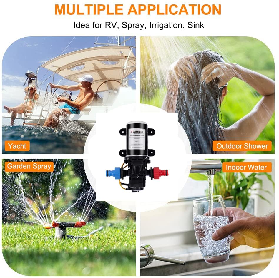CAMPLUX 12V Water Pump Kit