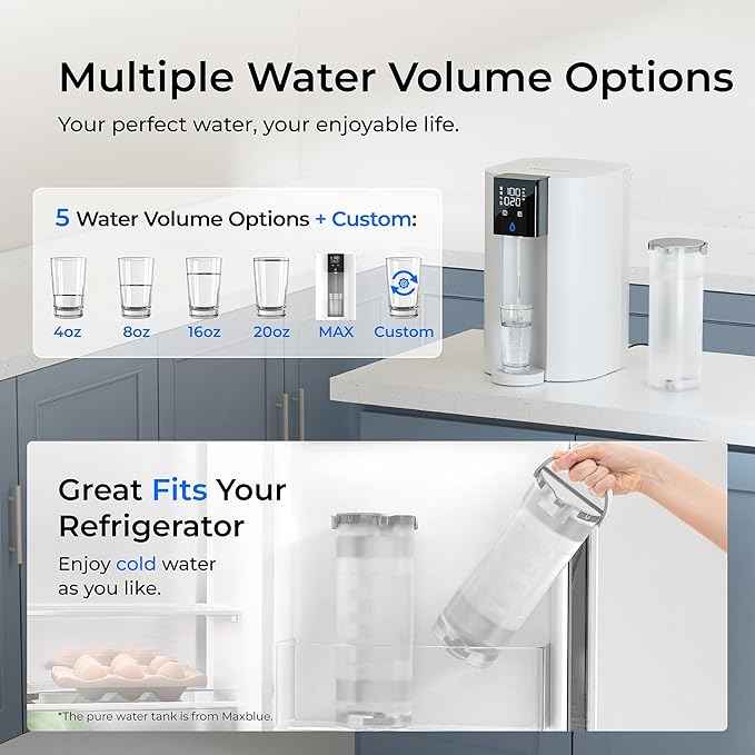 [Mineral] Waterdrop CoreRO Reverse Osmosis System, NSF/ANSI 58 & 372 Certified, 7-Stage Countertop Reverse Osmosis Water Filter, No Installation Required, Reduce PFAS, BPA Free, WD-C1SL