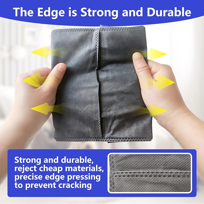 5 PCS 1:1 Dust Bags for Eufy X10 Pro Omni Robot Vacuum Cleaner & X8 Pro, 1:1 Restoration of The Original, AddDeodorizing Materials, Anti-odor,Large Capacity, Durable - AquaVibe