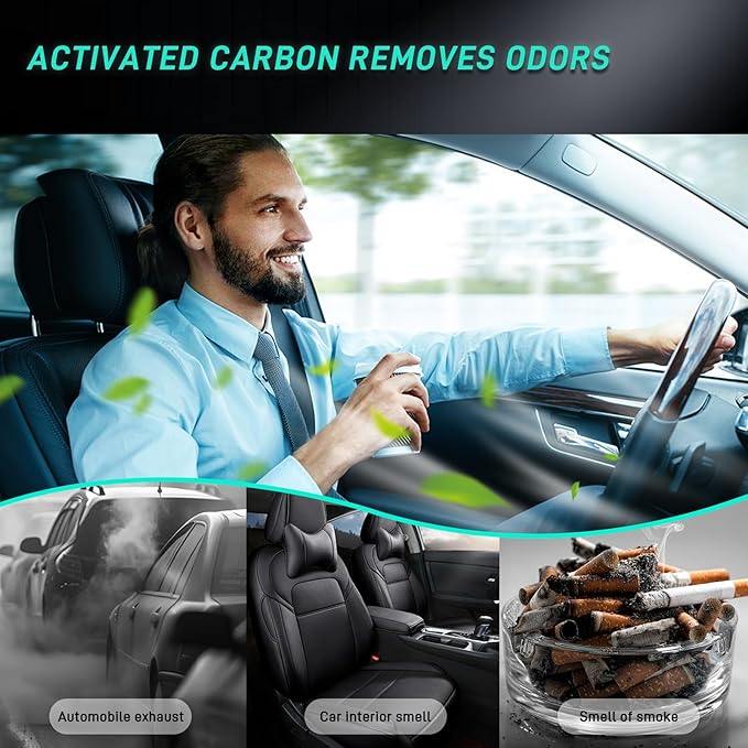 Cabin Air Filter with Activated Carbon Replacement for Sonata, Santa Fe, Elantra, K5, Sorento, Santa Cruz, Tucson, Elantra N, Ioniq 5, Ioniq 6, EV6, GV60,Sportage, Niro, KONA