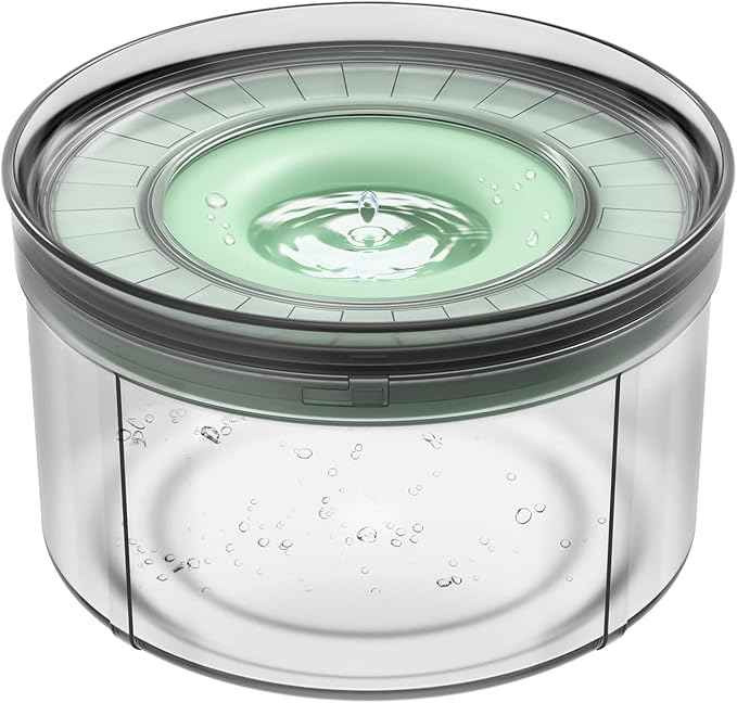 1Gallon No Spill Dog Water Bowl-3.8L Large Capacity, BPA-Free, Anti-Splash & Anti-Digging Design with Non-Slip Base, for Messy Drinkers